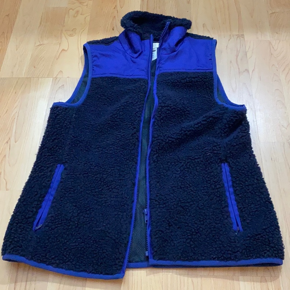 Jcrew sherpa vest